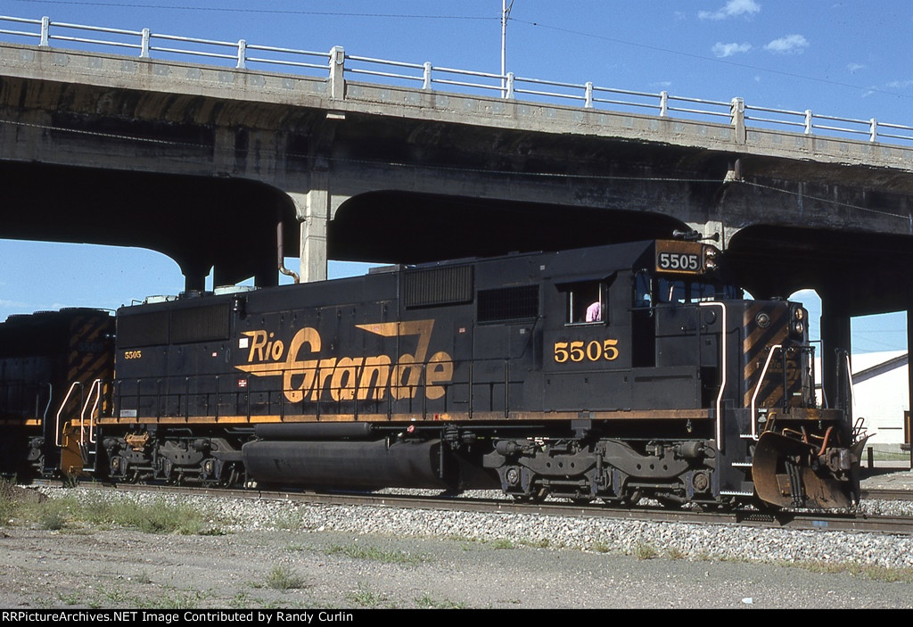 DRGW 5505 at Denver